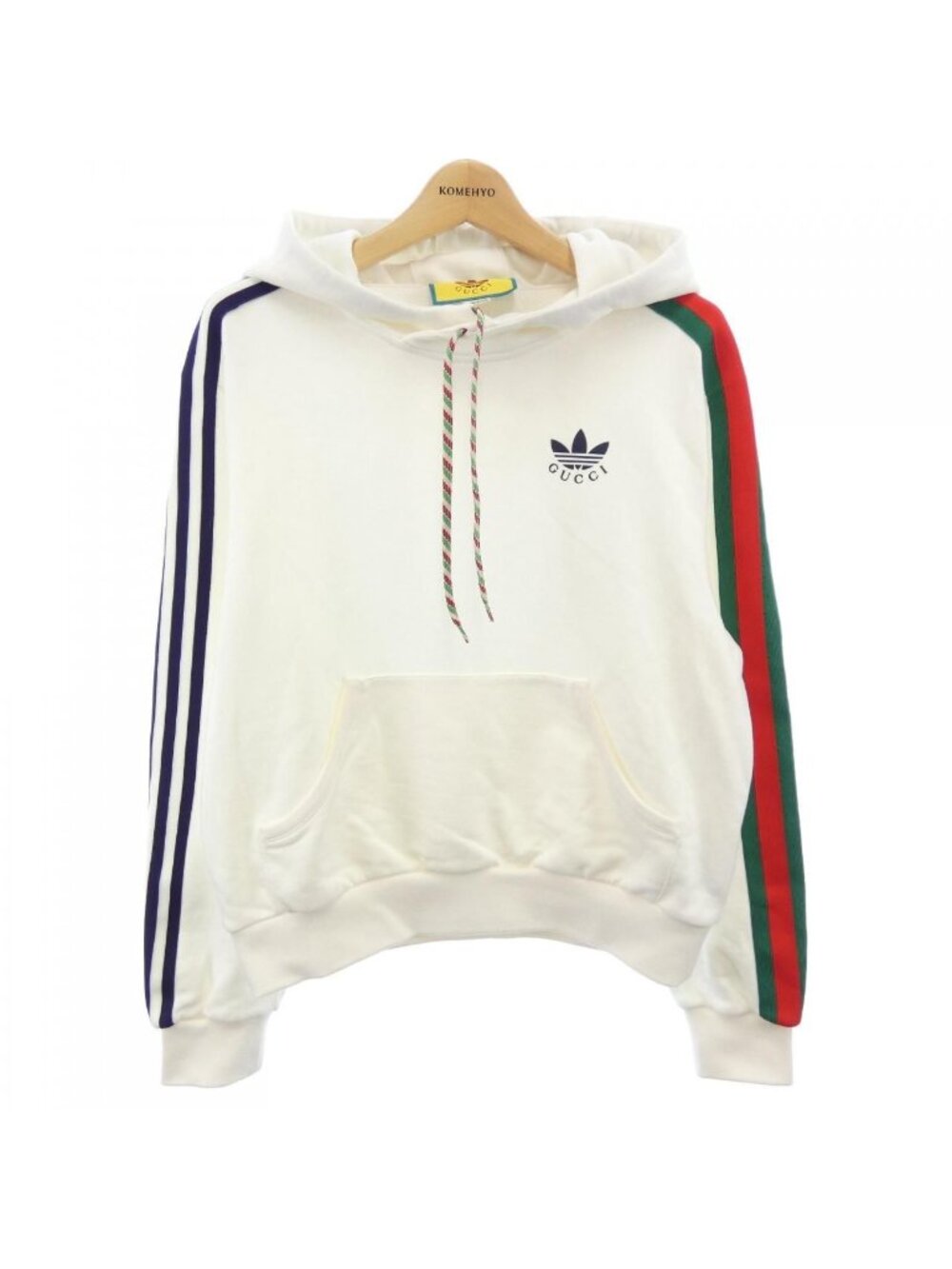 Gucci Adidas Hoodie Beige